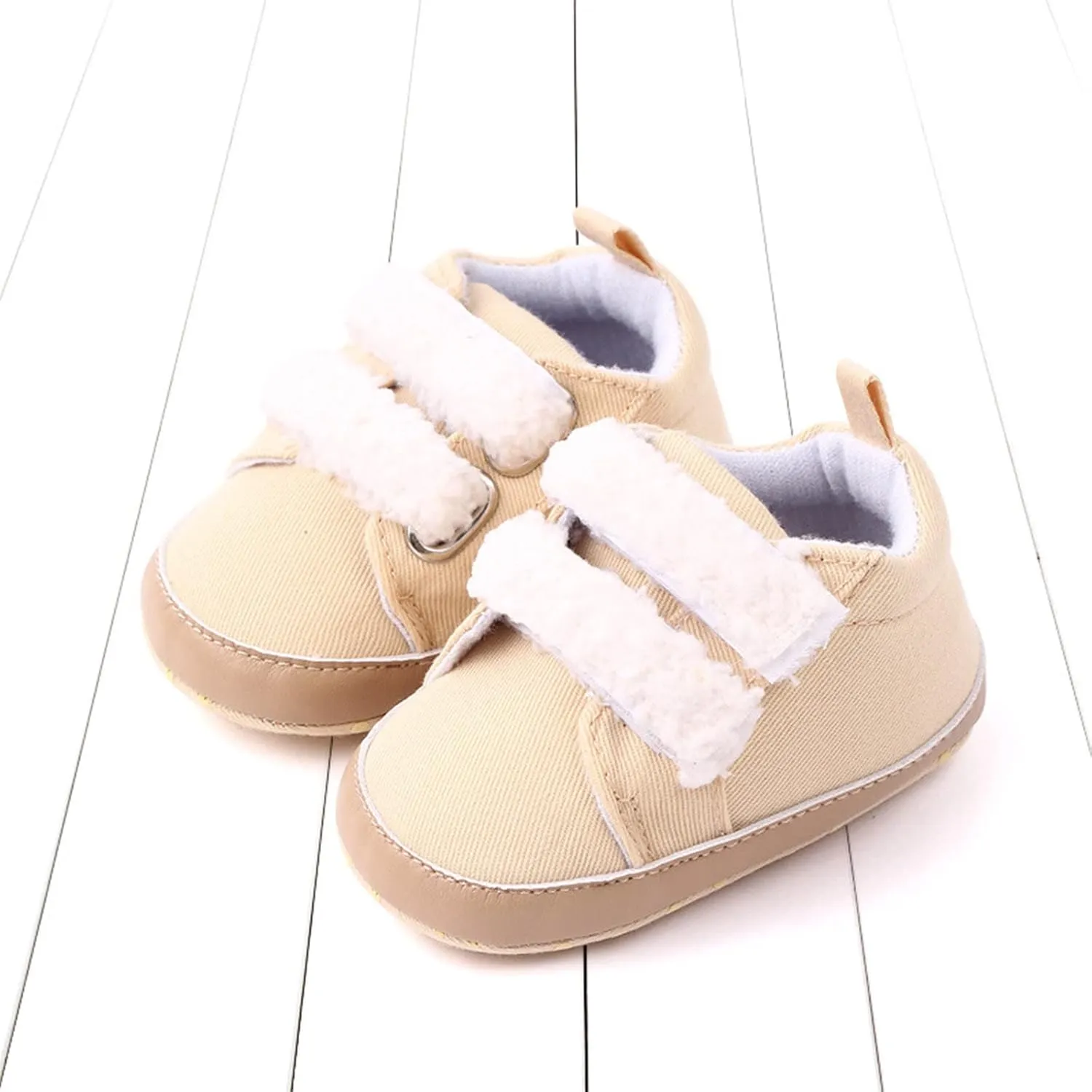 Baby Girls Boys xford Cloth Shoes Soft Rubber Sole Anti-Slip Sneakers Toddler Infant occasins Walking Shoes
