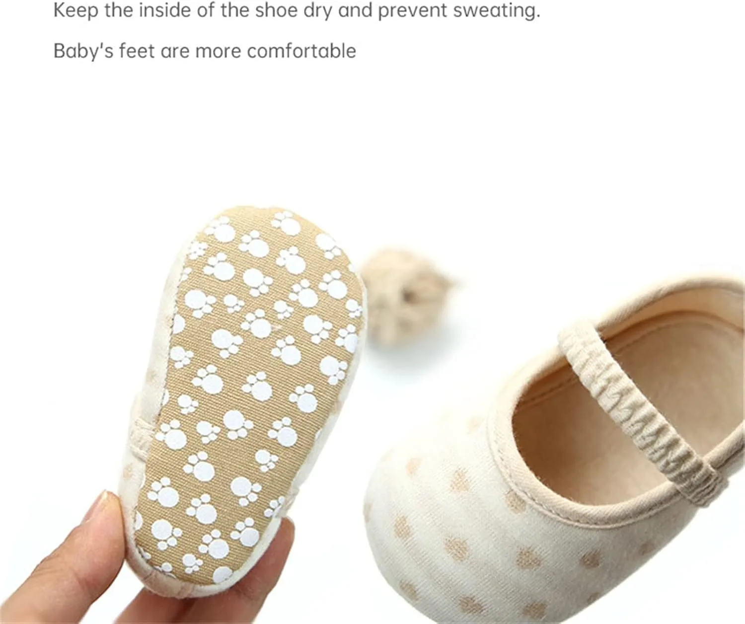 Baby Girls Non Slip for Toddler First Walkers Soft Sole Cotton Shoes Sneaker Wedding Party Christmas 24 Month Boy Shoes