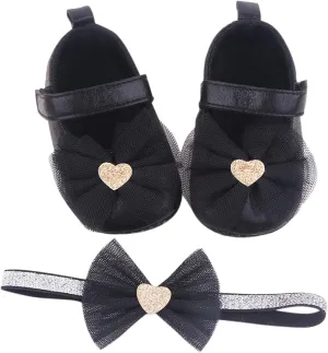Baby High Top Sneakers Girls Shoes Infant Toddler Soft Baby Prewalker Headband Sneakers for Toddlers Boys