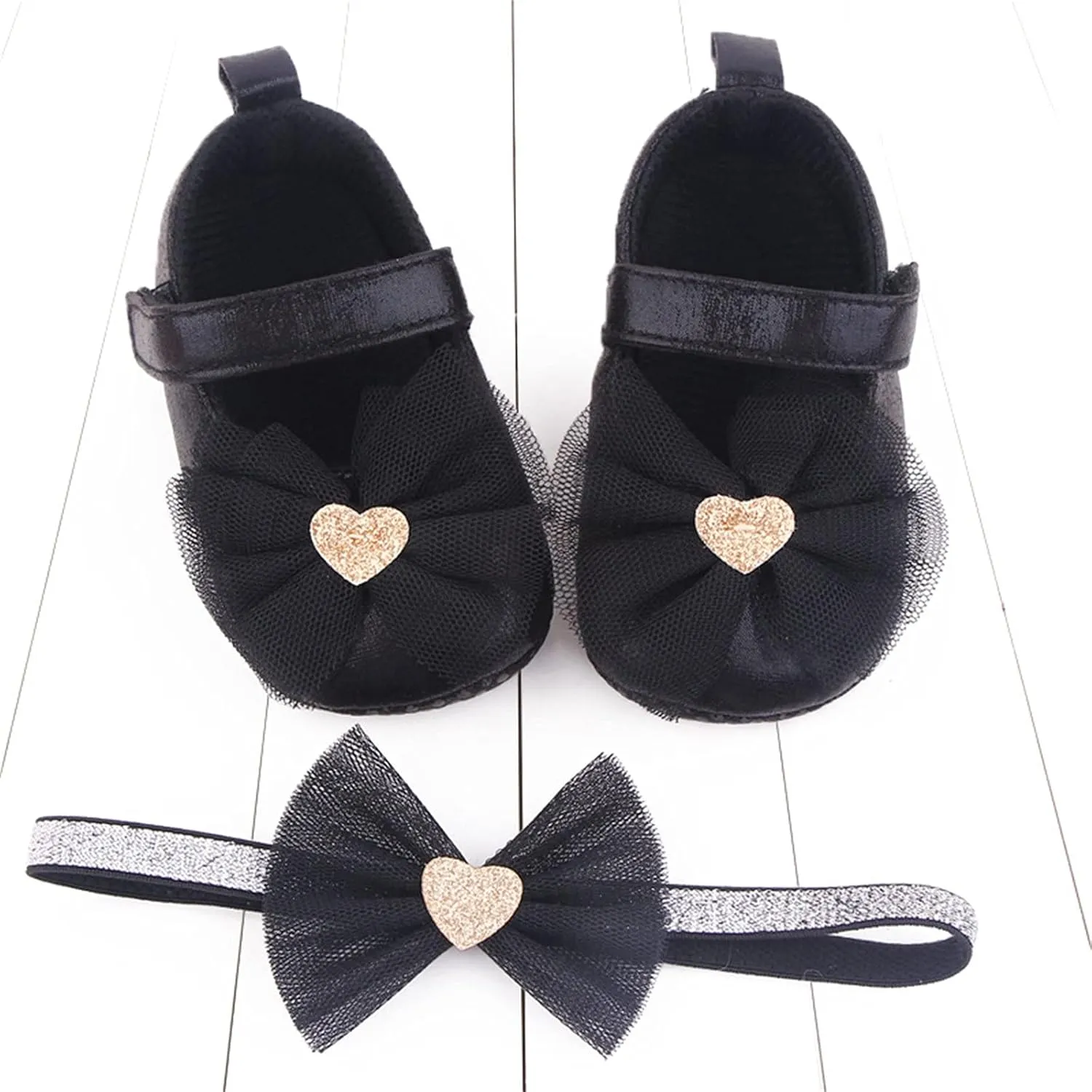 Baby High Top Sneakers Girls Shoes Infant Toddler Soft Baby Prewalker Headband Sneakers for Toddlers Boys