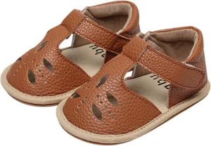 Baby Infant Boy Girl Sandals Shoes First Walking Shoes Soft Anti-Slip Rubber Sole Sneakers Fashion (Brown, 6 Toddler)