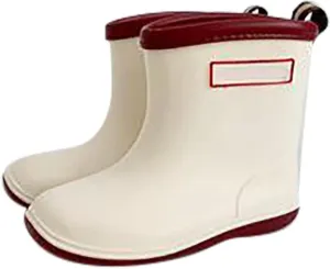 Baby Kids Easy On Rain Shoes Boots For Toddler Little Kid Short Rain Boots Lightweight Rainy Day Shoes Snow Shoe