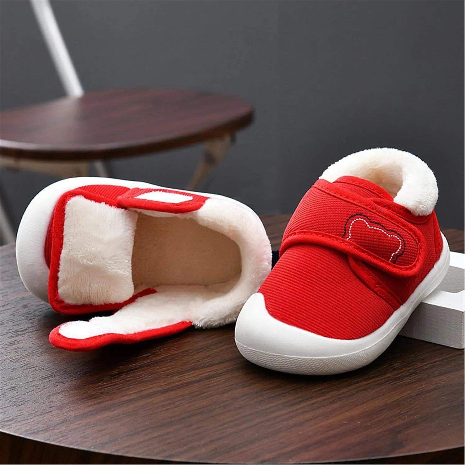 Baby Shoes Boys Girls Fall and Winter Soft Sole Non Slip Padded Cotton Shoes Lightweight Toddler Toddler Boys & Kids