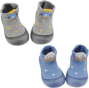 Baby Shoes Boys Girls Sock Shoe Elastic Infant First Cartoon Cats Soft Sole Rubber Toddler Boys & Kids
