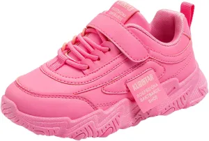 Baby Shoes Fashion All Seasons Children Sports Shoes Girls Flat Sole Non Slip Light Lace Up Sneaker for Girls