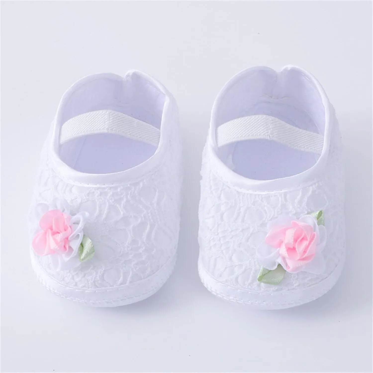 Baby Shoes Fashion Soft Sole Infant Dress Flower Princess Shoes Infant Shoes Girls Slip on Wide Shoes
