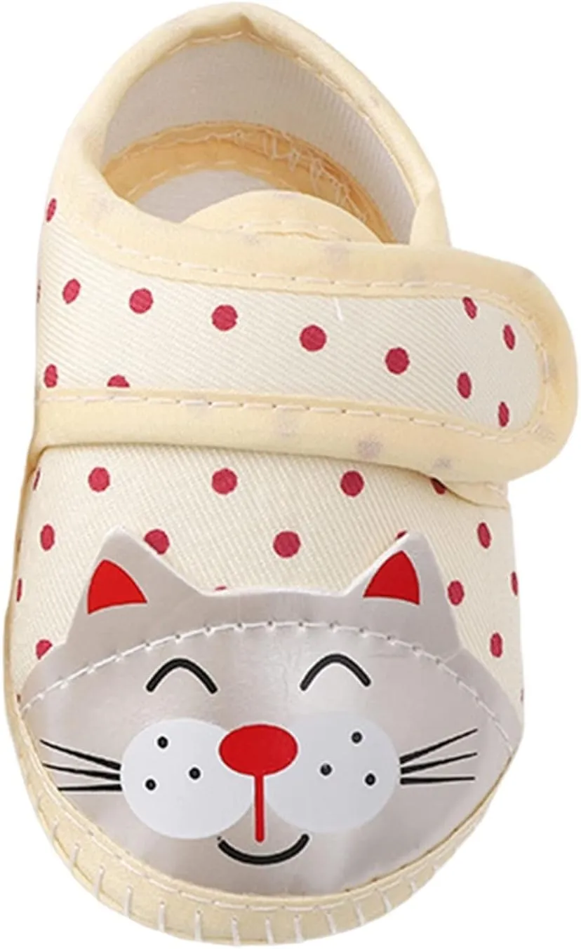 Baby Shoes Fashion Soft Sole Toddler Dress Cute Print Princess Shoes Toddler Shoes Breathable Soft Sole Loafers