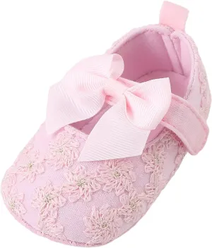 Baby Shoes Fashion Soft Sole Toddler Shoes Cute Bow Soft Sole Toddler Shoes Slip On Baby Shoes