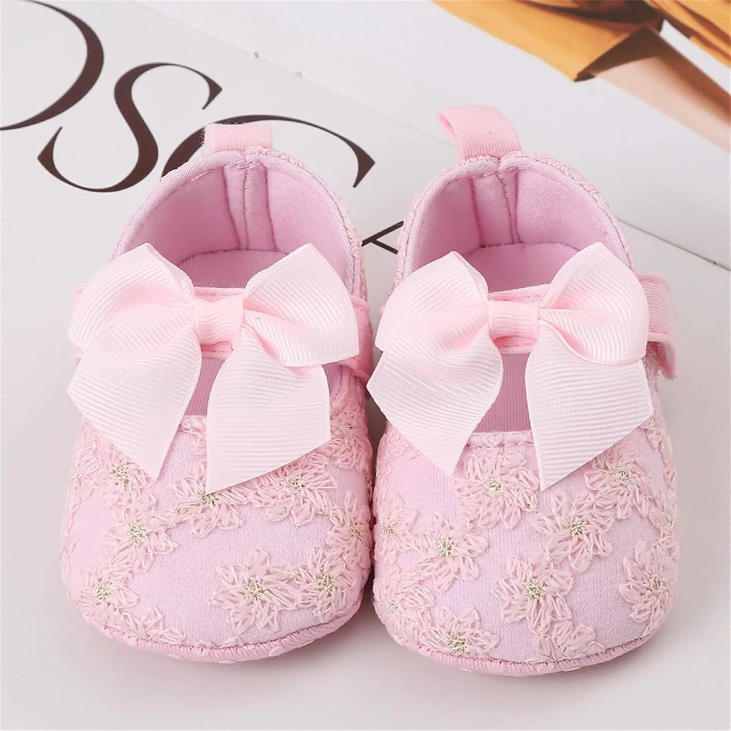 Baby Shoes Fashion Soft Sole Toddler Shoes Cute Bow Soft Sole Toddler Shoes Slip On Baby Shoes