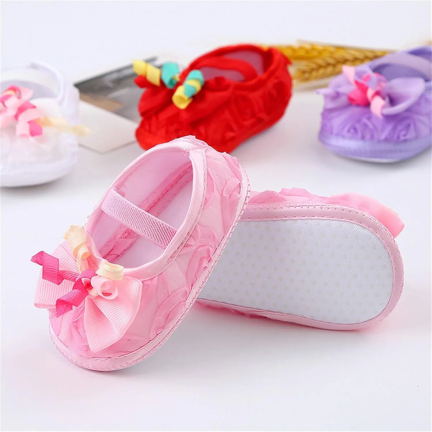 Baby Shoes Fashion Soft Sole Toddler Shoes Pearl Dress Flower Princess Shoes Toddler Personalized Infant Soft