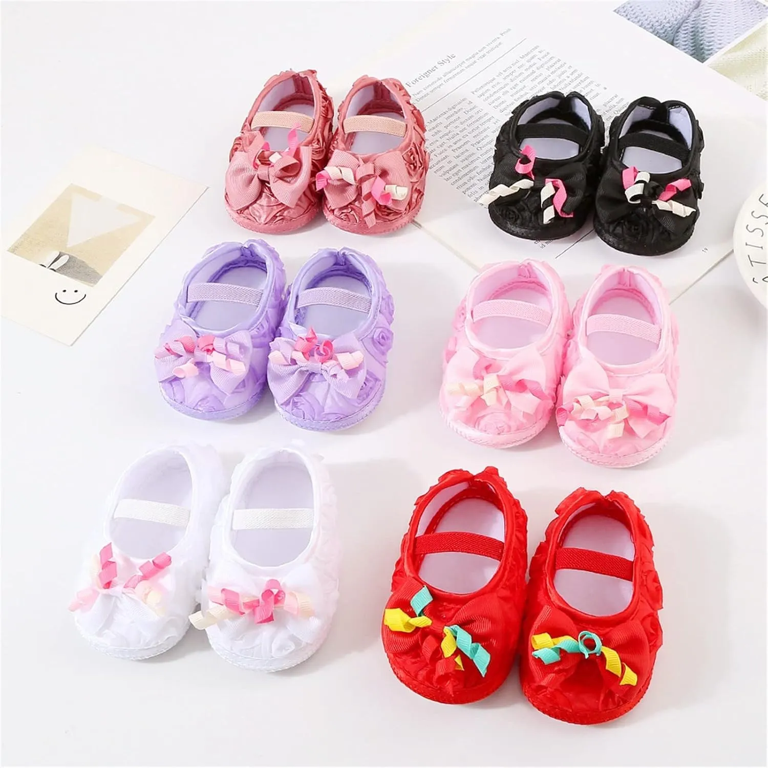 Baby Shoes Fashion Soft Sole Toddler Shoes Pearl Dress Flower Princess Shoes Toddler Personalized Infant Soft