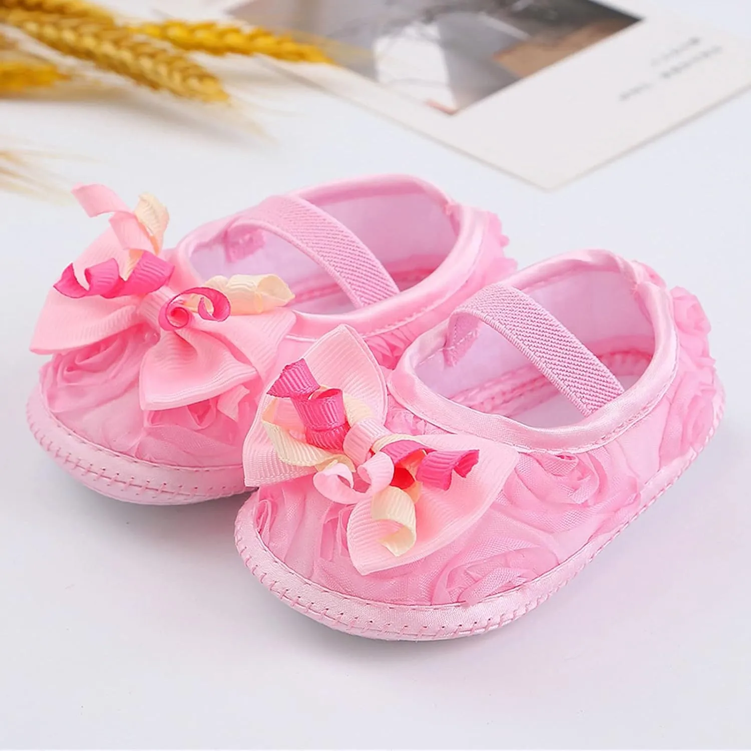Baby Shoes Fashion Soft Sole Toddler Shoes Pearl Dress Flower Princess Shoes Toddler Personalized Infant Soft
