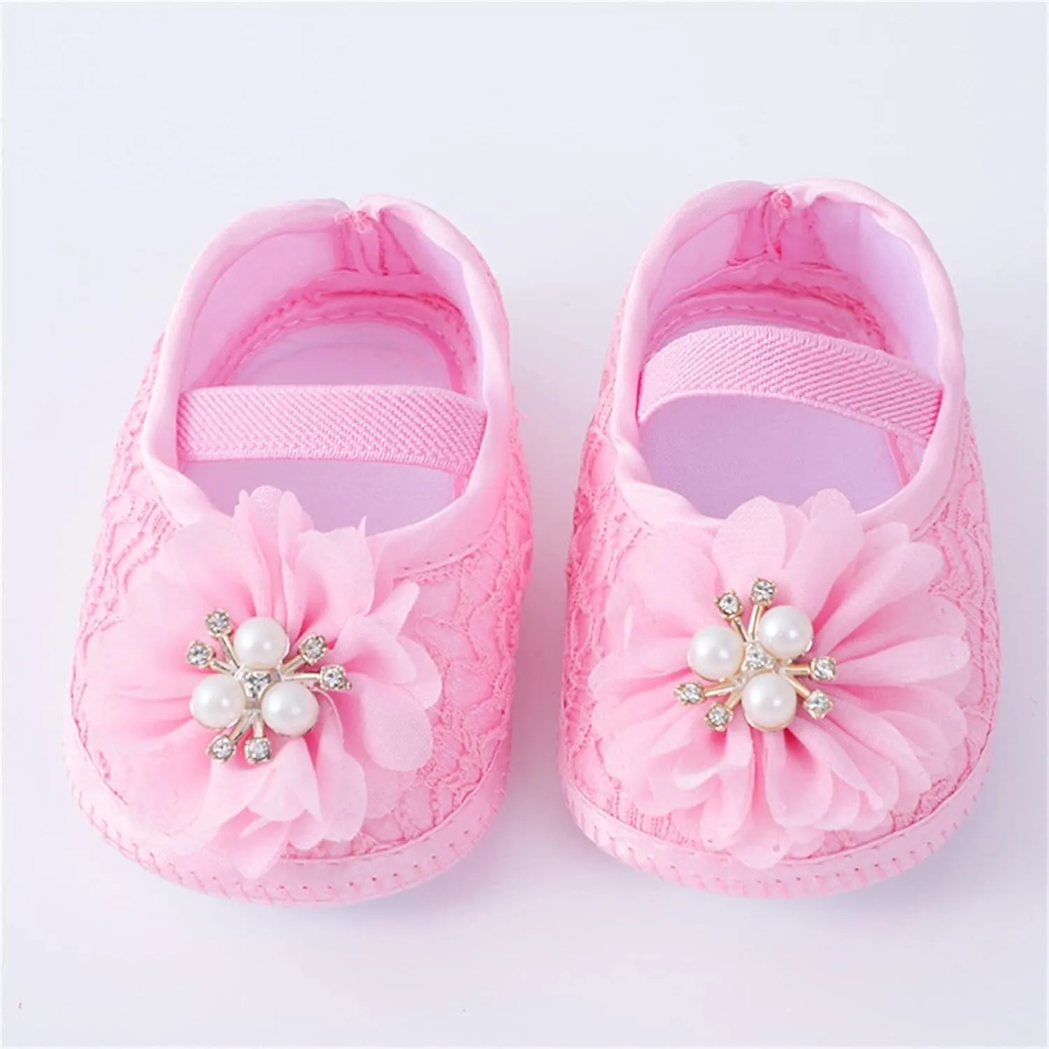 Baby Shoes Fashion Soft Sole Toddler Shoes Pearl Dress Flower Princess Shoes Toddler Shoes Baby Wear