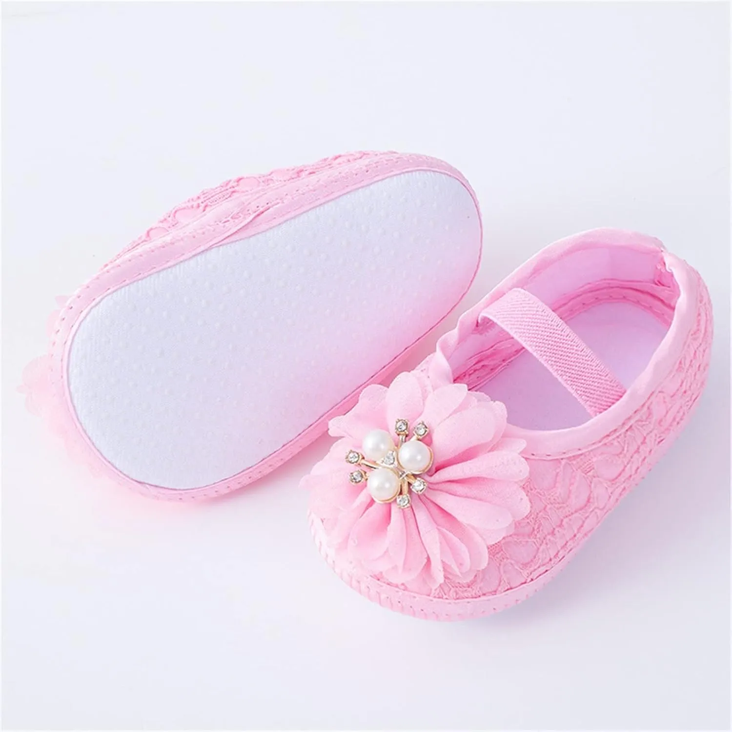 Baby Shoes Fashion Soft Sole Toddler Shoes Pearl Dress Flower Princess Shoes Toddler Shoes Baby Wear