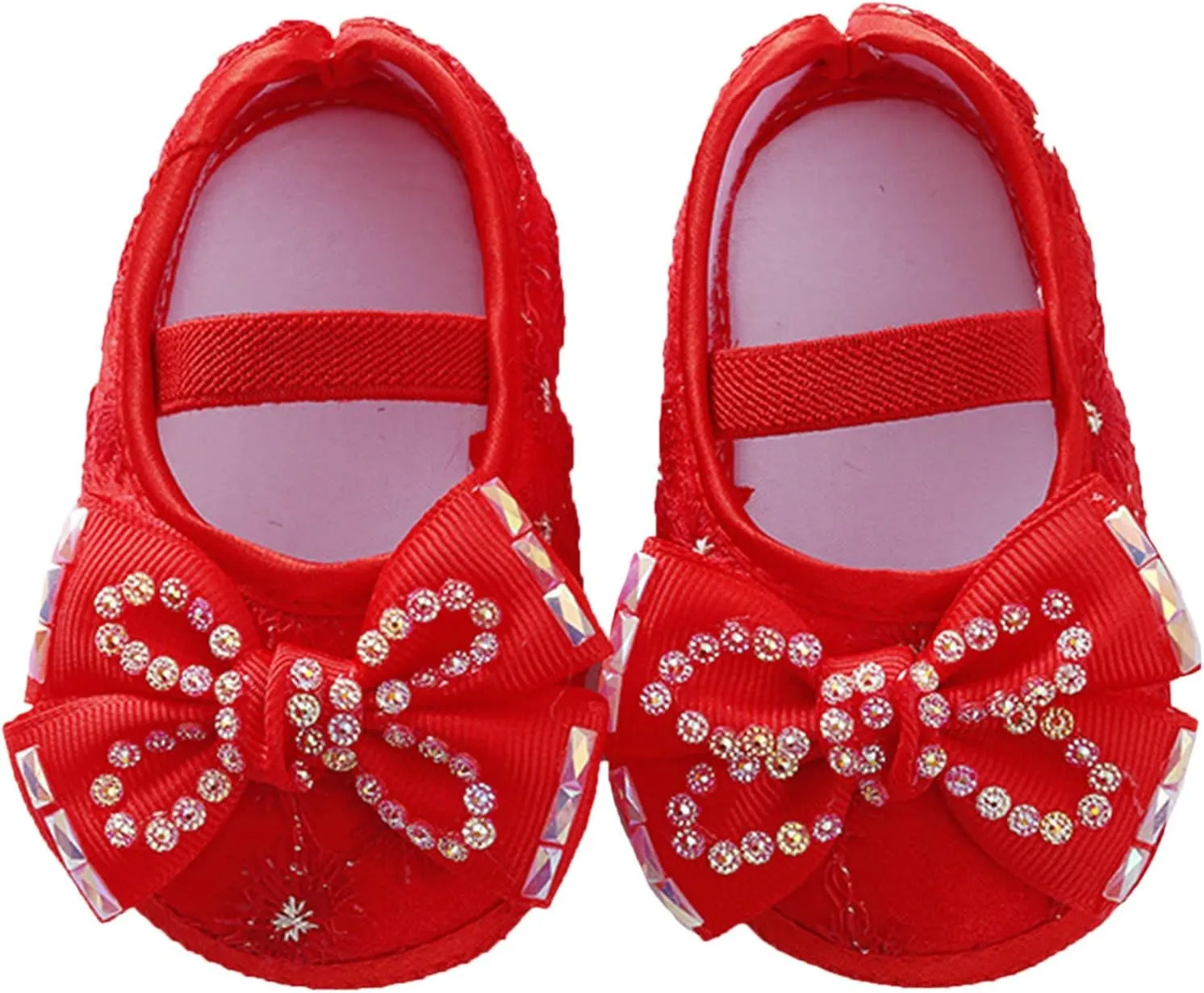 Baby Shoes Fashion Soft Sole Toddler Shoes Pearl Dress Flower Princess Shoes Toddler Shoes Big Kid House Shoe