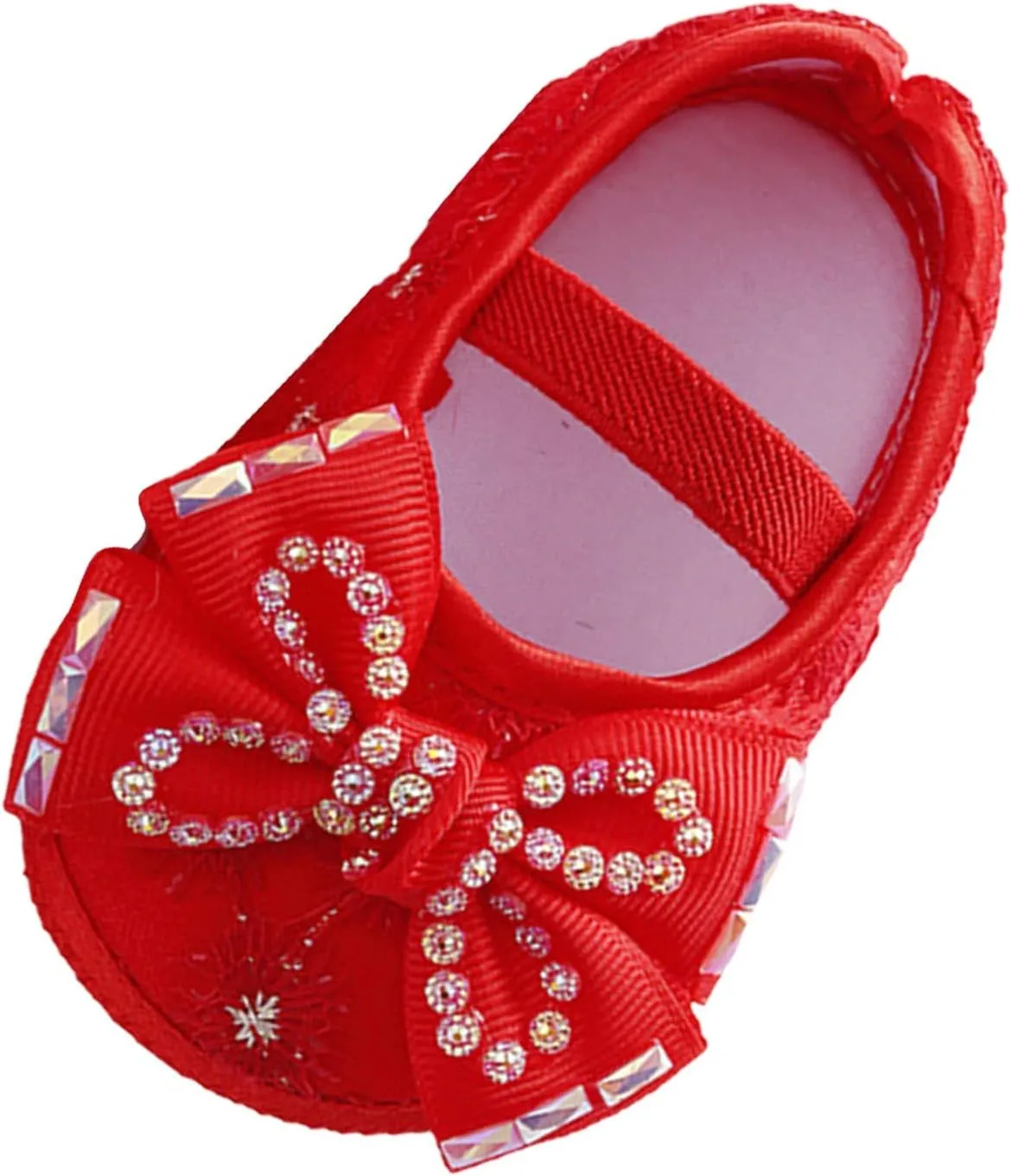 Baby Shoes Fashion Soft Sole Toddler Shoes Pearl Dress Flower Princess Shoes Toddler Shoes Big Kid House Shoe