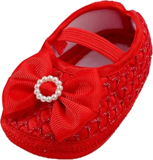 Baby Shoes Fashion Soft Sole Toddler Shoes Pearl Dress Flower Princess Shoes Toddler Shoes Infant Boy Dress Shoes