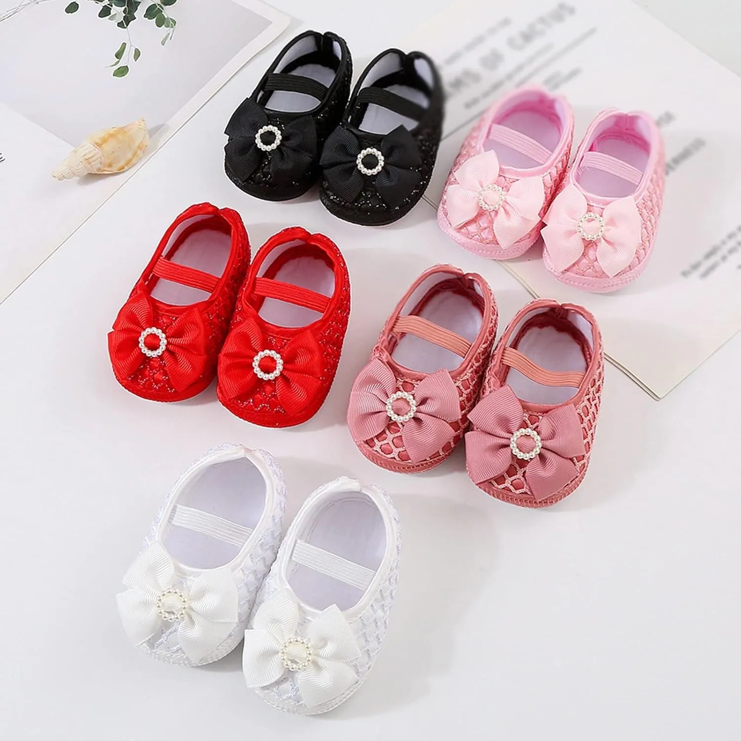 Baby Shoes Fashion Soft Sole Toddler Shoes Pearl Dress Flower Princess Shoes Toddler Shoes Infant Boy Dress Shoes