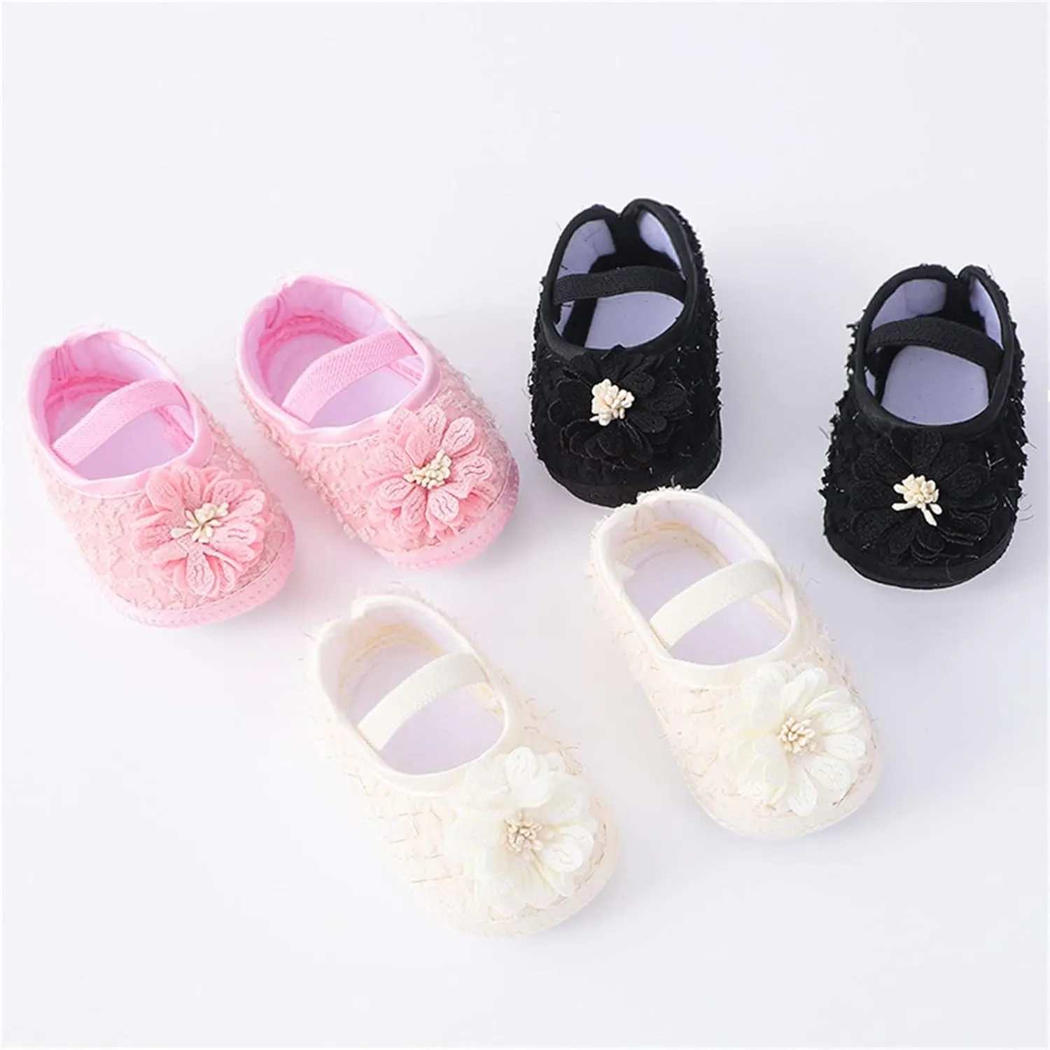 Baby Shoes Fashion Soft Sole Toddler Shoes Pearl Dress Flower Princess Shoes Toddler Shoes Toddler Girl Slip on