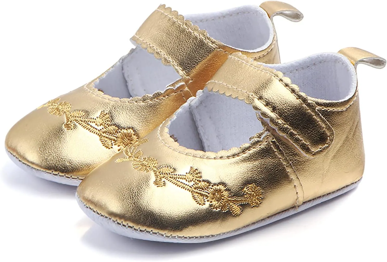Baby Shoes Soft Bottom Toddler Shoes Embroidered Princess Shoes Girls Shoes Soft Walking Toddler Shoes Baby