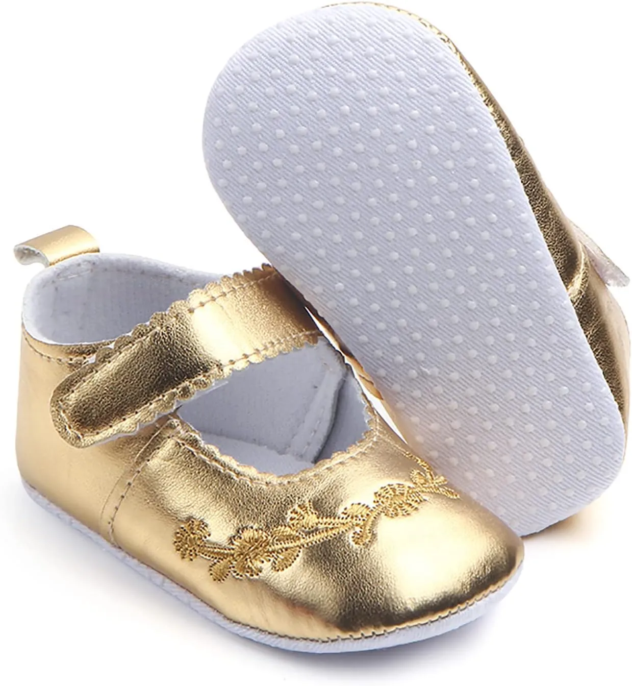 Baby Shoes Soft Bottom Toddler Shoes Embroidered Princess Shoes Girls Shoes Soft Walking Toddler Shoes Baby