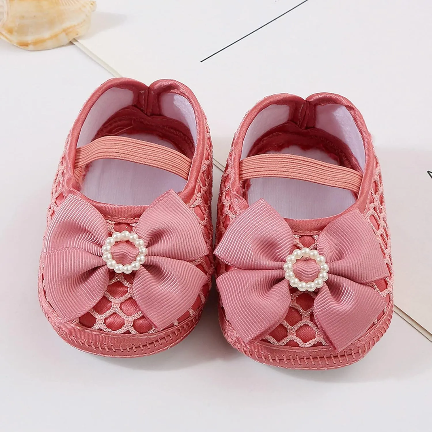 Baby Shoes Soft Sole Toddler Shoes Pearl Dress Flower Princess Shoes Toddler Shoes