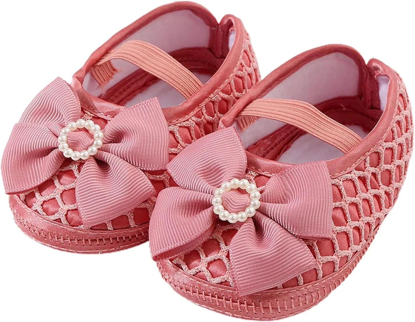 Baby Shoes Soft Sole Toddler Shoes Pearl Dress Flower Princess Shoes Toddler Shoes