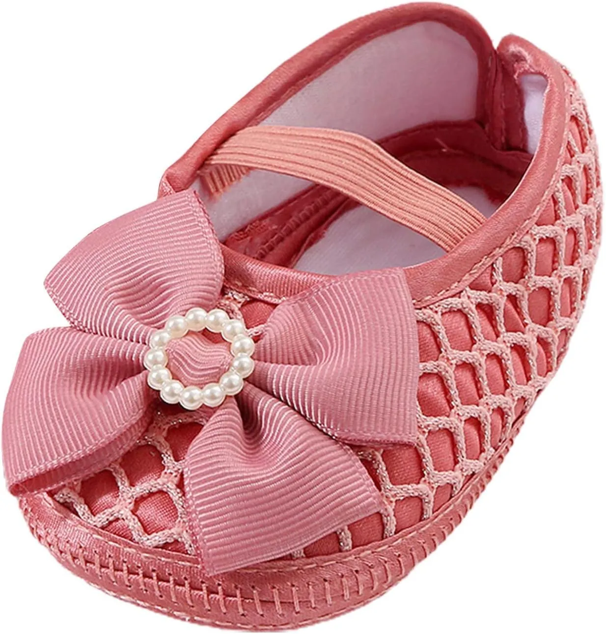 Baby Shoes Soft Sole Toddler Shoes Pearl Dress Flower Princess Shoes Toddler Shoes