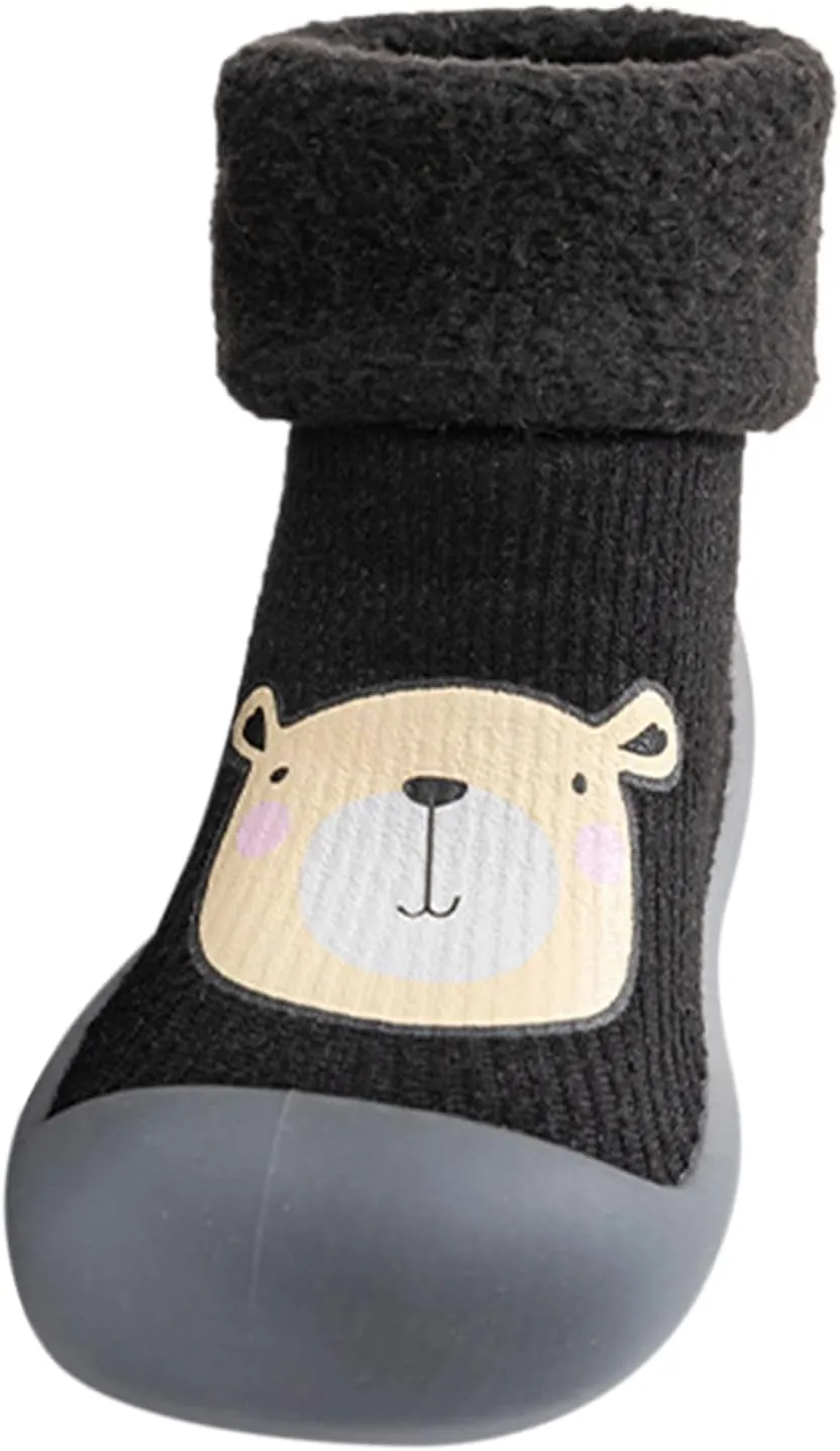 Baby Sneaker Baby Sole Soft Girls Stocking Shoes Boys Toddler Solid Socks Slipper Little Girls Casual Shoes