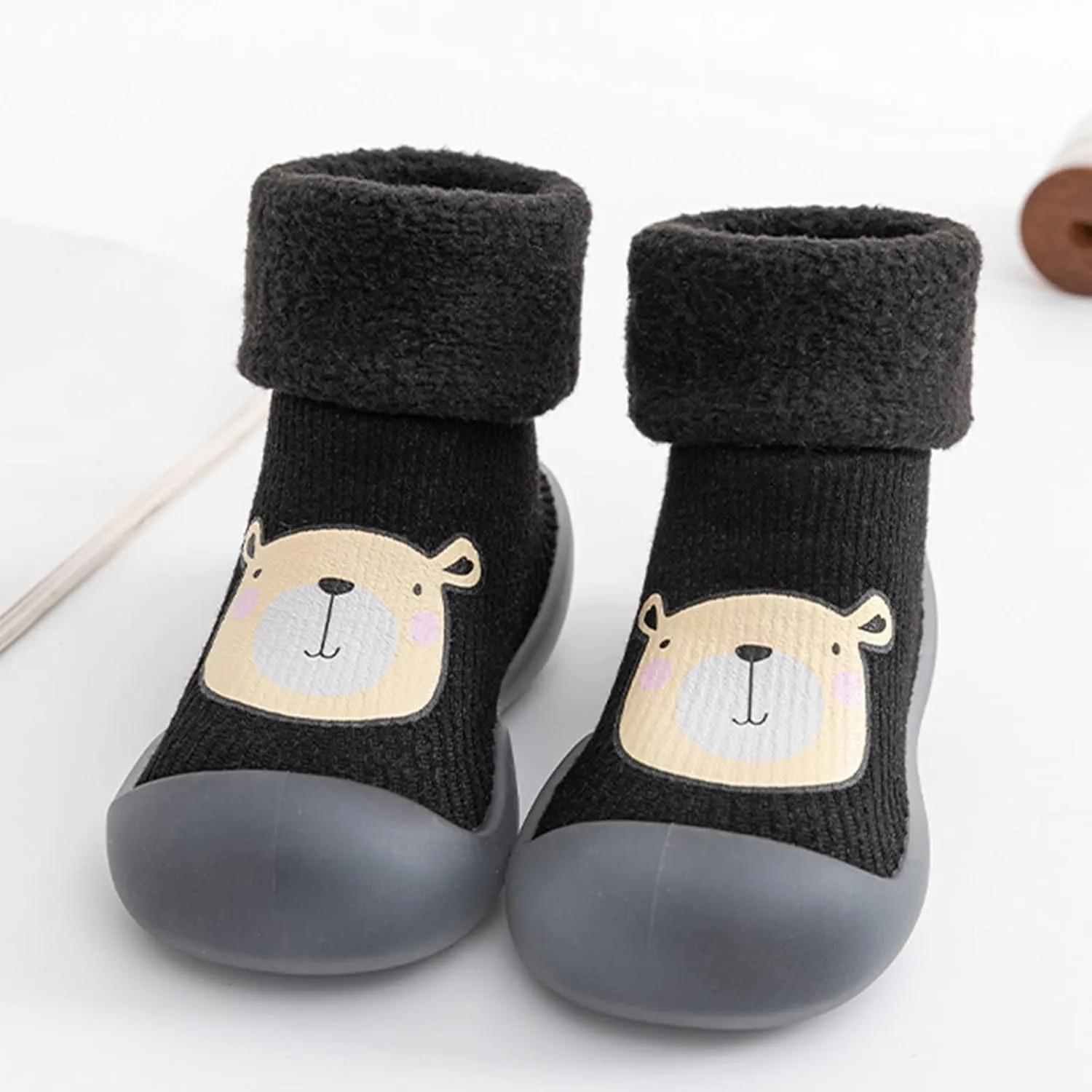 Baby Sneaker Baby Sole Soft Girls Stocking Shoes Boys Toddler Solid Socks Slipper Little Girls Casual Shoes