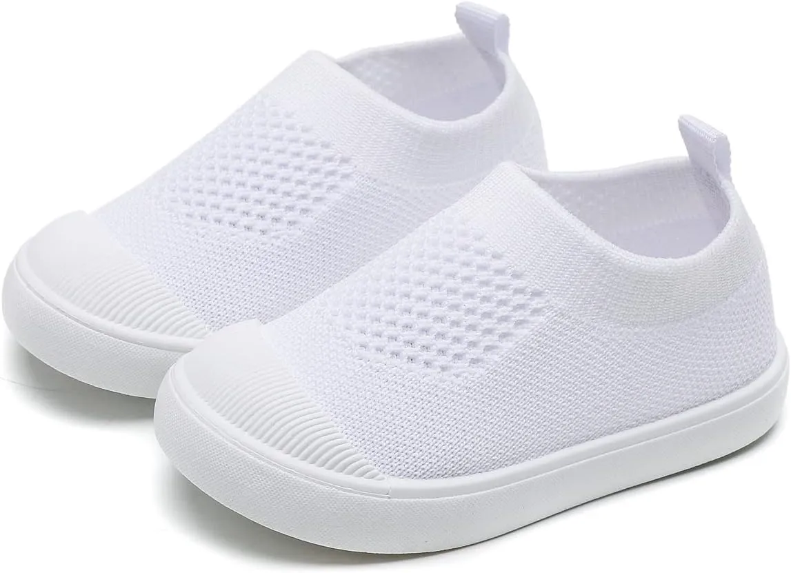 Baby Sneakers Toddler First-Walking Breathable Mesh Shoes Boys Girls Breathable Mesh Sneakers Lightweight Non-Slip Walking Infant Shoes
