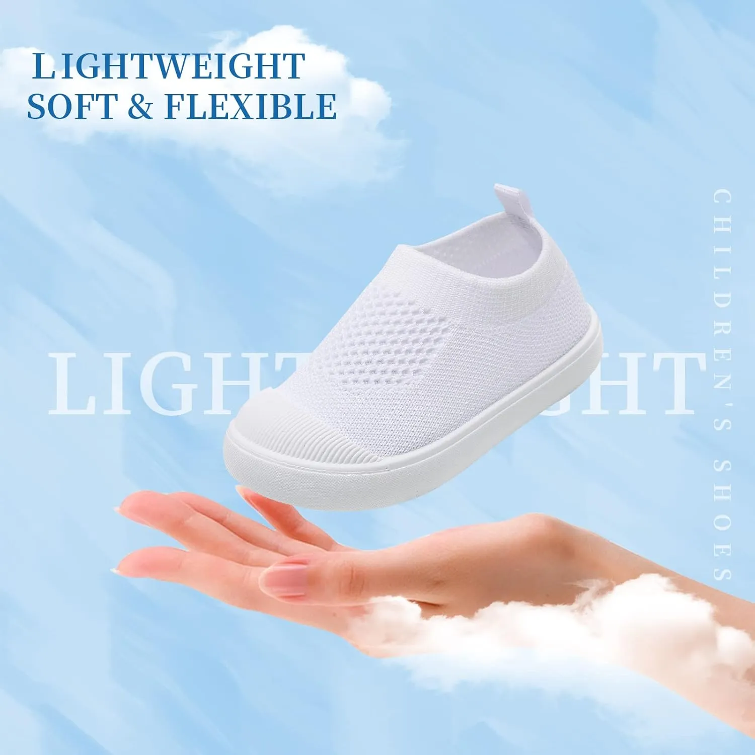 Baby Sneakers Toddler First-Walking Breathable Mesh Shoes Boys Girls Breathable Mesh Sneakers Lightweight Non-Slip Walking Infant Shoes