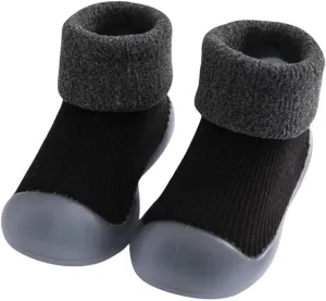 Baby Sock Shoes First Walking Shoes Infant Non-Slip Breathable Girls Slippers Soft Rubber Sole Slip On Sneaker