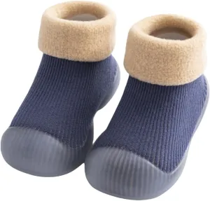 Baby Sock Shoes First Walking Shoes Infant Non-Slip Breathable Girls Slippers Soft Rubber Sole Slip On Sneaker