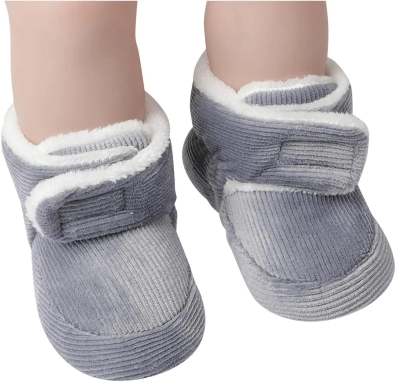Baby Sock Shoes Soft Warm Shoes First Cotton Boys Girls Boots Baby Infant Plush Snow Baby Non-Slip Rubber Sole