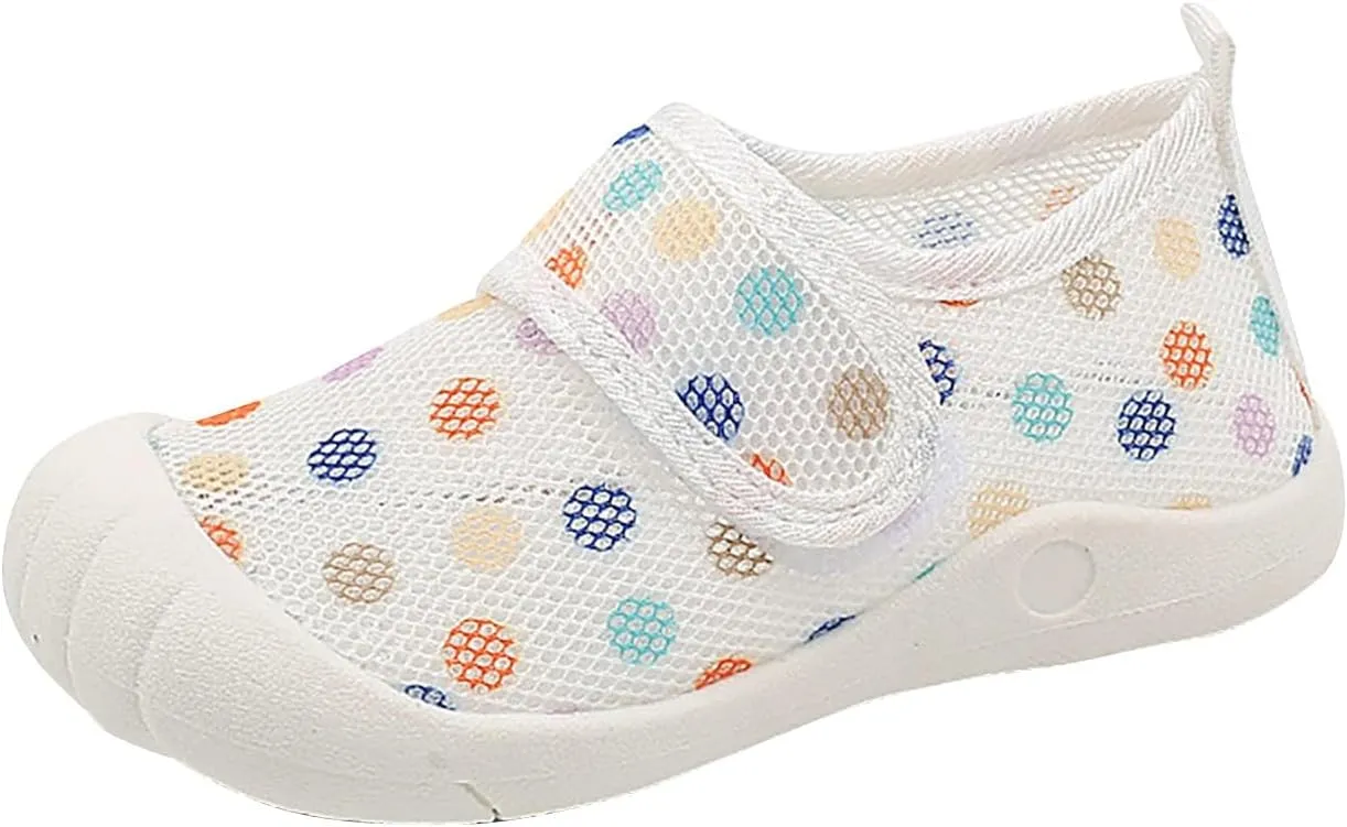 Baby Sock Shoes Summer New Hollowed Breathable Mesh Shoes Boys Baotou Anti Kick Sandals Soft Anti-Slip Sole PU Shoes