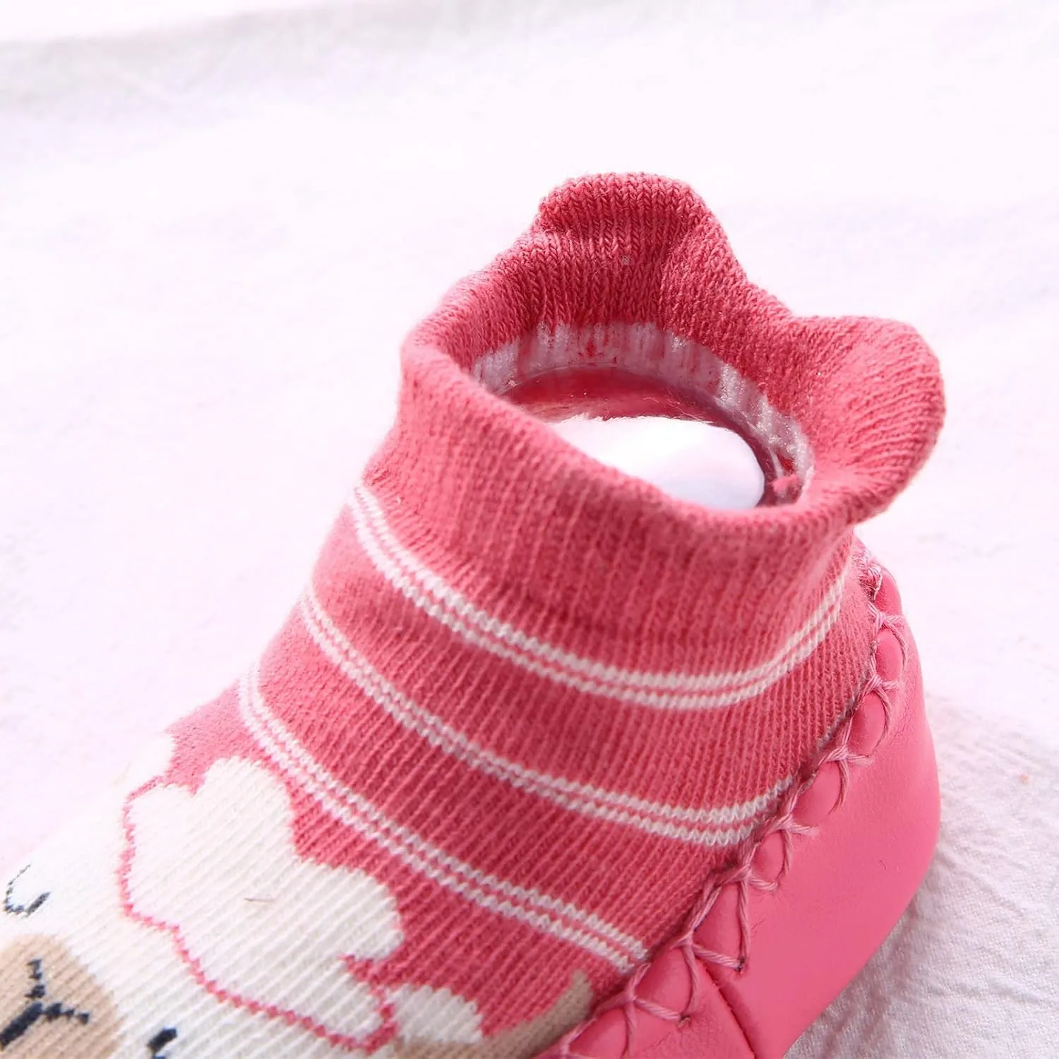 Baby Sock Shoes Toddler Cute Soft Rubber Sole Non Slip Floor Slipper for Boys Girls First Walking Soft Sole Sneakers