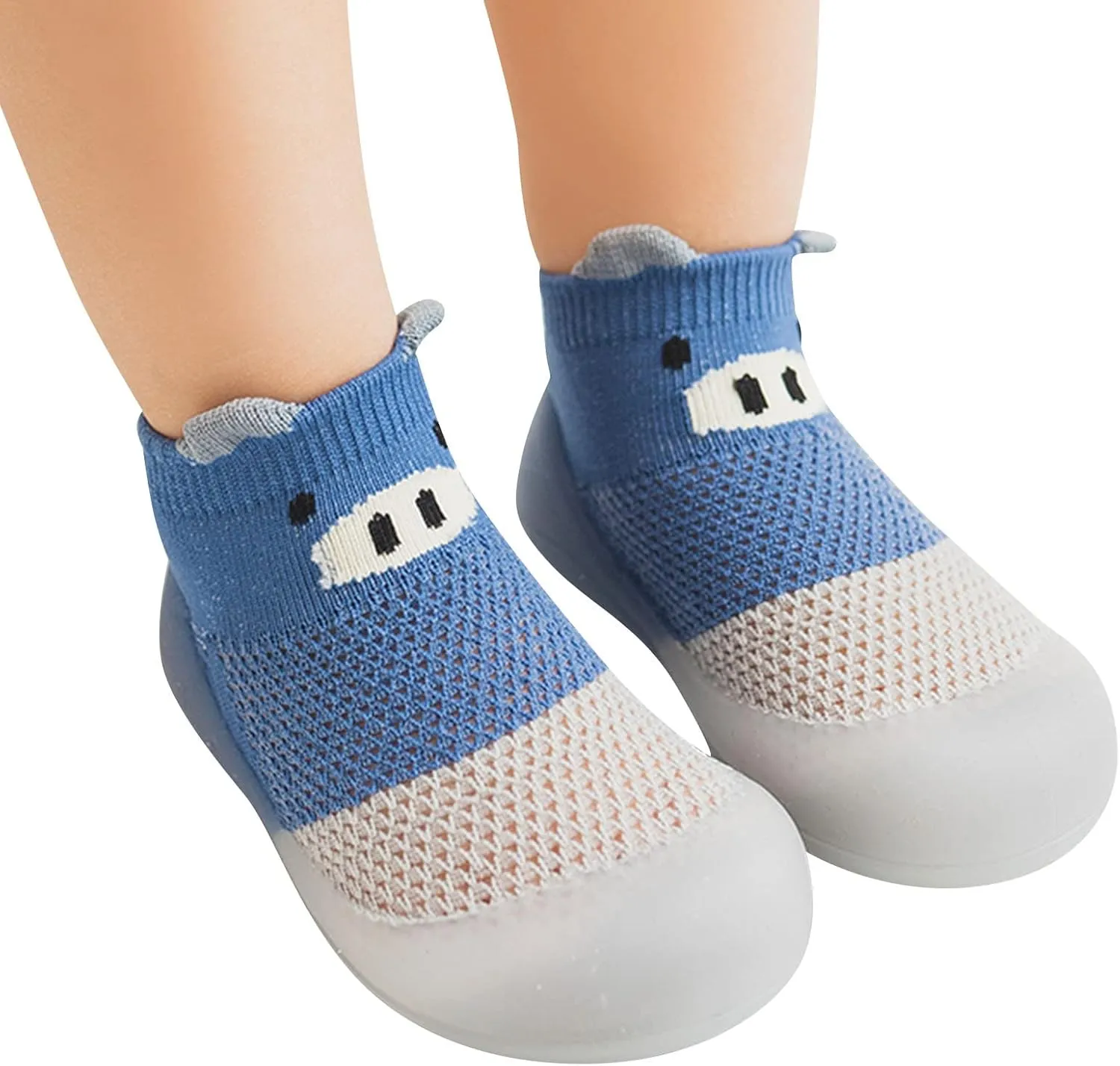 Baby Sock Shoes Toddler Cute Soft Rubber Sole Non Slip Floor Slipper for Boys Girls First Walking