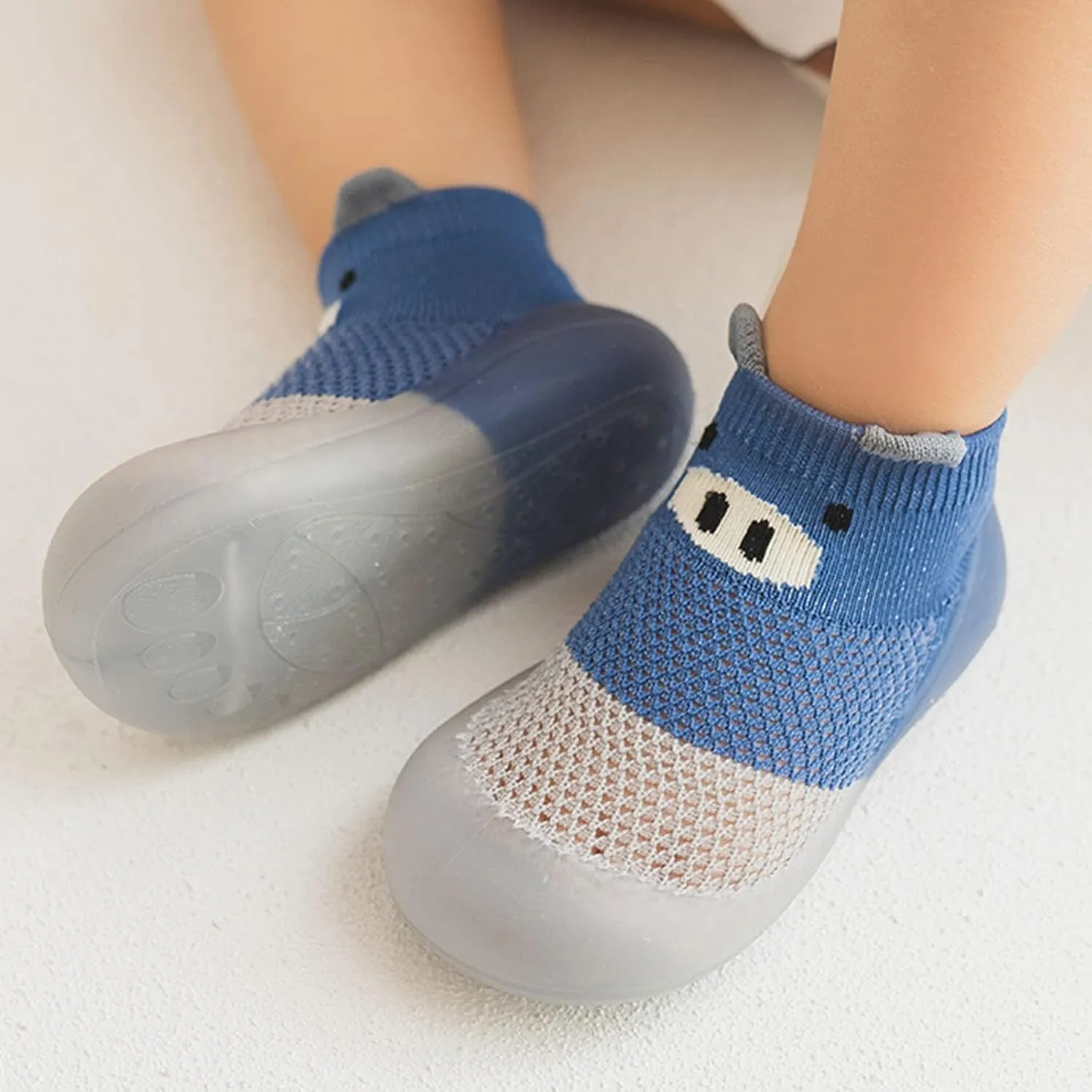 Baby Sock Shoes Toddler Cute Soft Rubber Sole Non Slip Floor Slipper for Boys Girls First Walking