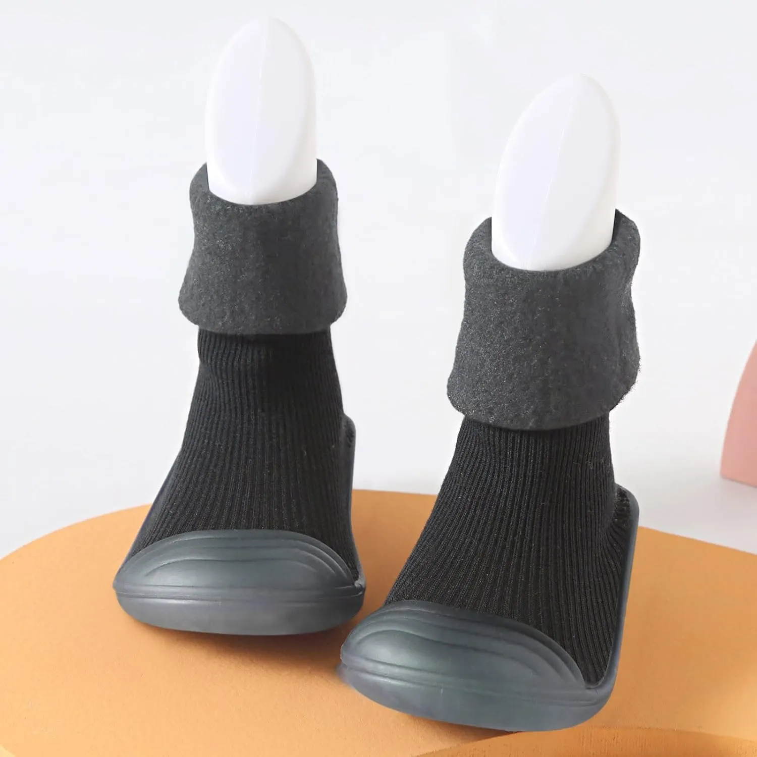 Baby Socks Shoes Soft Soles Spring and Winter Walking Early Education Baby Snow Shoes Socks Solid Color 6c Girls Shoes