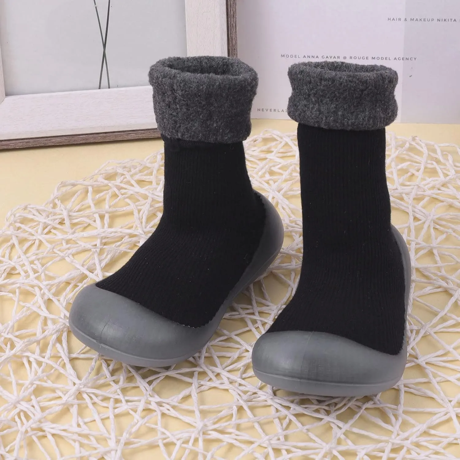 Baby Socks Shoes Soft Soles Spring and Winter Walking Early Education Baby Snow Shoes Socks Solid Color 6c Girls Shoes