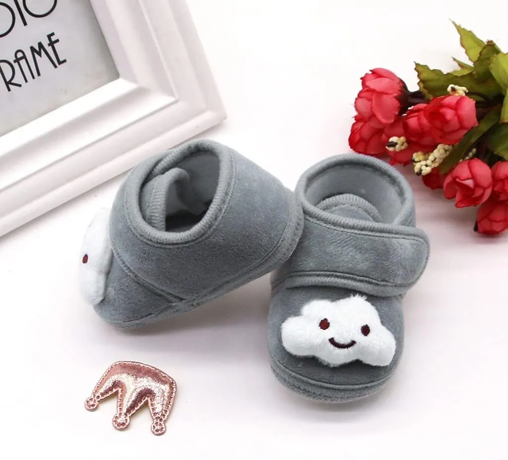 Baby Soft Sole Infant Boots Baby Plush Cotton Shoes Toddler Warm Winter Plush Shoes Little Girl Shoes