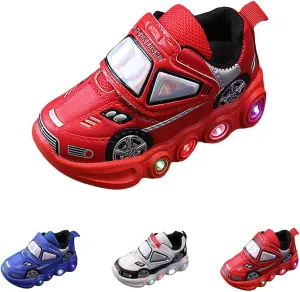 Baby Toddler Boys Girl Led Light Up Casual Shoes Kids artoon Rabbit Luminous Sport Flat Sneakers Sports Walking