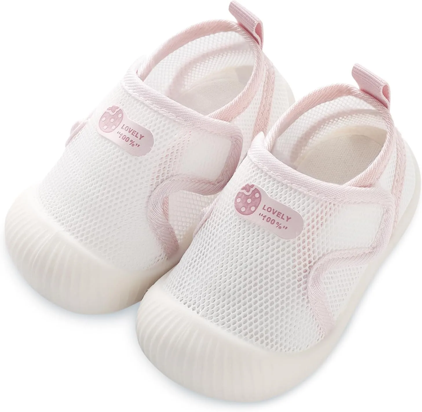 Baby Toddler First Walking Shoes Slip On Soft Sneakers Breathable Mesh Sandals Wide Toe Summer Shoes 6-36 Months