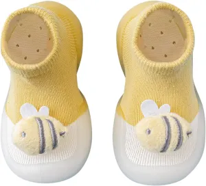 Baby Toddler Floor Socks Shoes Soft Bottom Non Slip Cartoon Pattern Baby Casual Shoes Girls Shoes Size 3