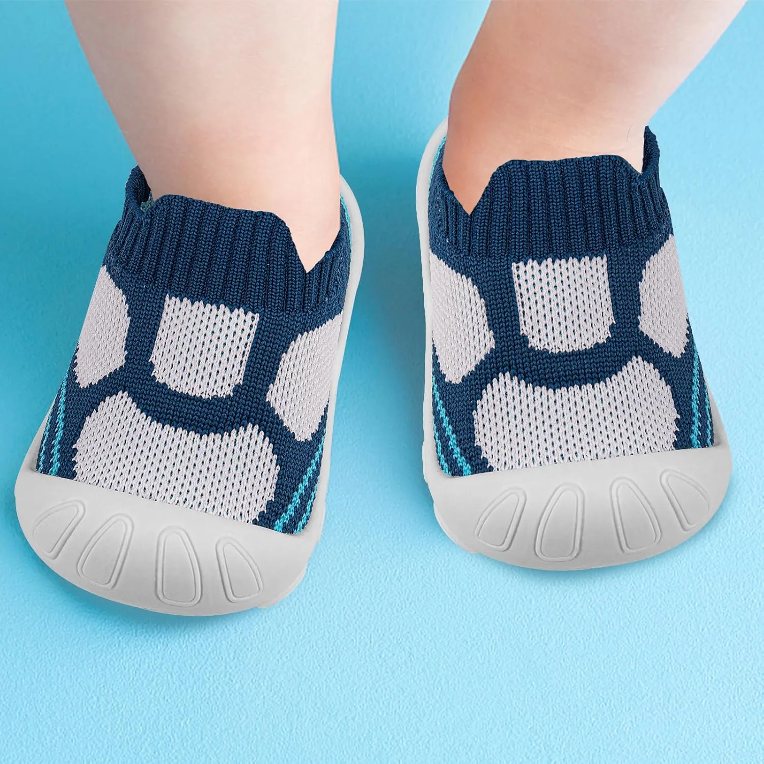 Baby Walking Shoes Toddler Girl Boy Soft Sole Breathable Cotton Canvas Shoes Infant Lightweight Non-Slip Safer Slip-on First Walkers Shoes Casual Tennis Wide Sneakers Rubber Soles Running Outdoor