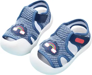 Baby Walking Summer Shoes Anti Kick Breathable Wear Infant Sandals Premium Soft Anti-Slip Rubber Sole Infant Indoor Shoe