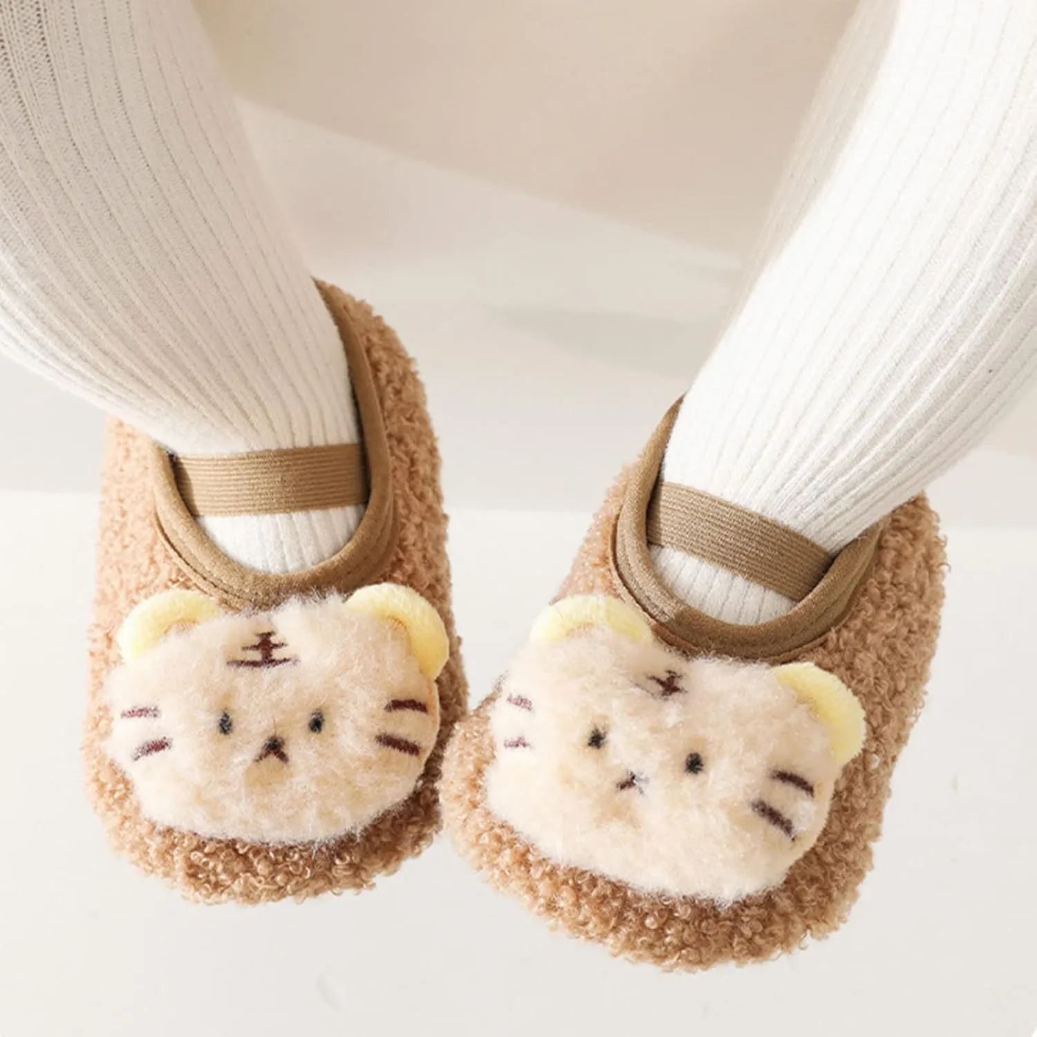 Baby Winter Cute Cartoon Shoes Floor Thickened in Autumn and Winter Children Cartoon Dispensing Baby Walking Shoes