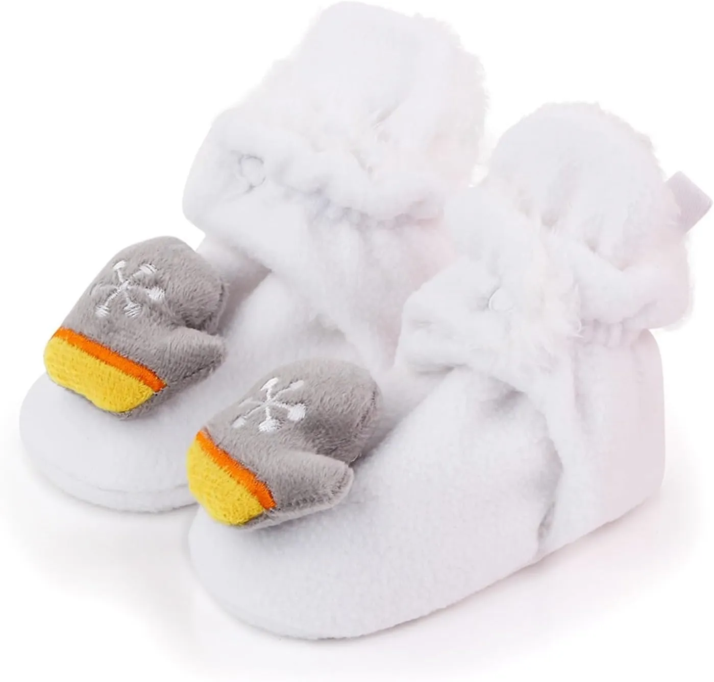 Baby Winter Shoes Infant Christmas Booties Soft Baby Santa Winter Warm Slippers Fur Lined Snow Boots Kids Shoes