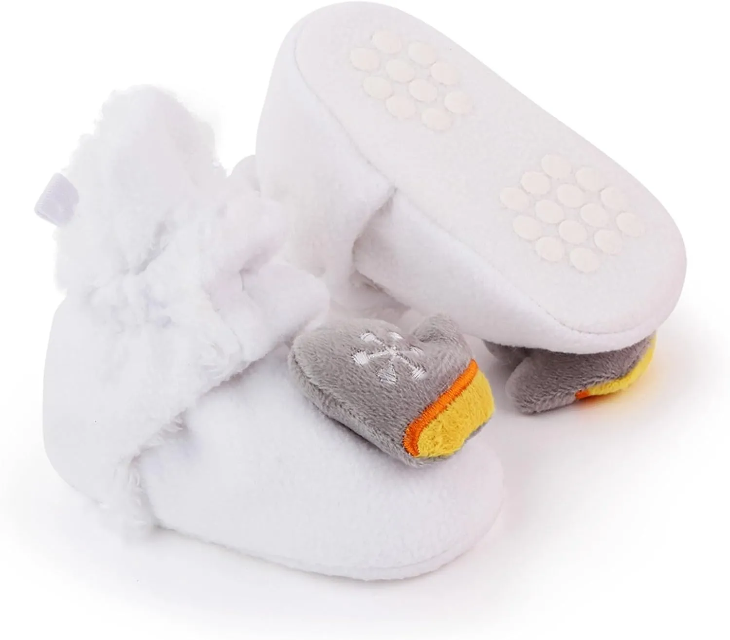 Baby Winter Shoes Infant Christmas Booties Soft Baby Santa Winter Warm Slippers Fur Lined Snow Boots Kids Shoes